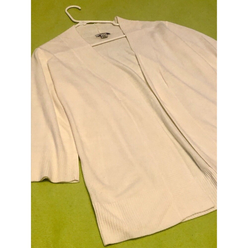 Mercer Street Studio Acrylic Sweater L Large Beige Cream Women Women’s Ladies